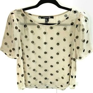 Forever21 Polka Dot Blouse